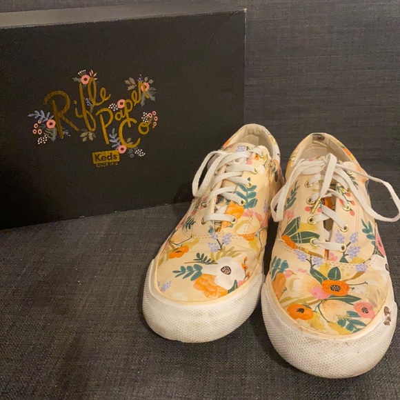 Keds x Rifle Paper Co sneakers, size 11